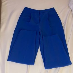 Royal blue trousers